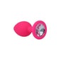 Intense Shelki S Anal Plug Fuchsia 1pc