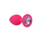 Intense Shelki S Anal Plug Fuchsia 1pc