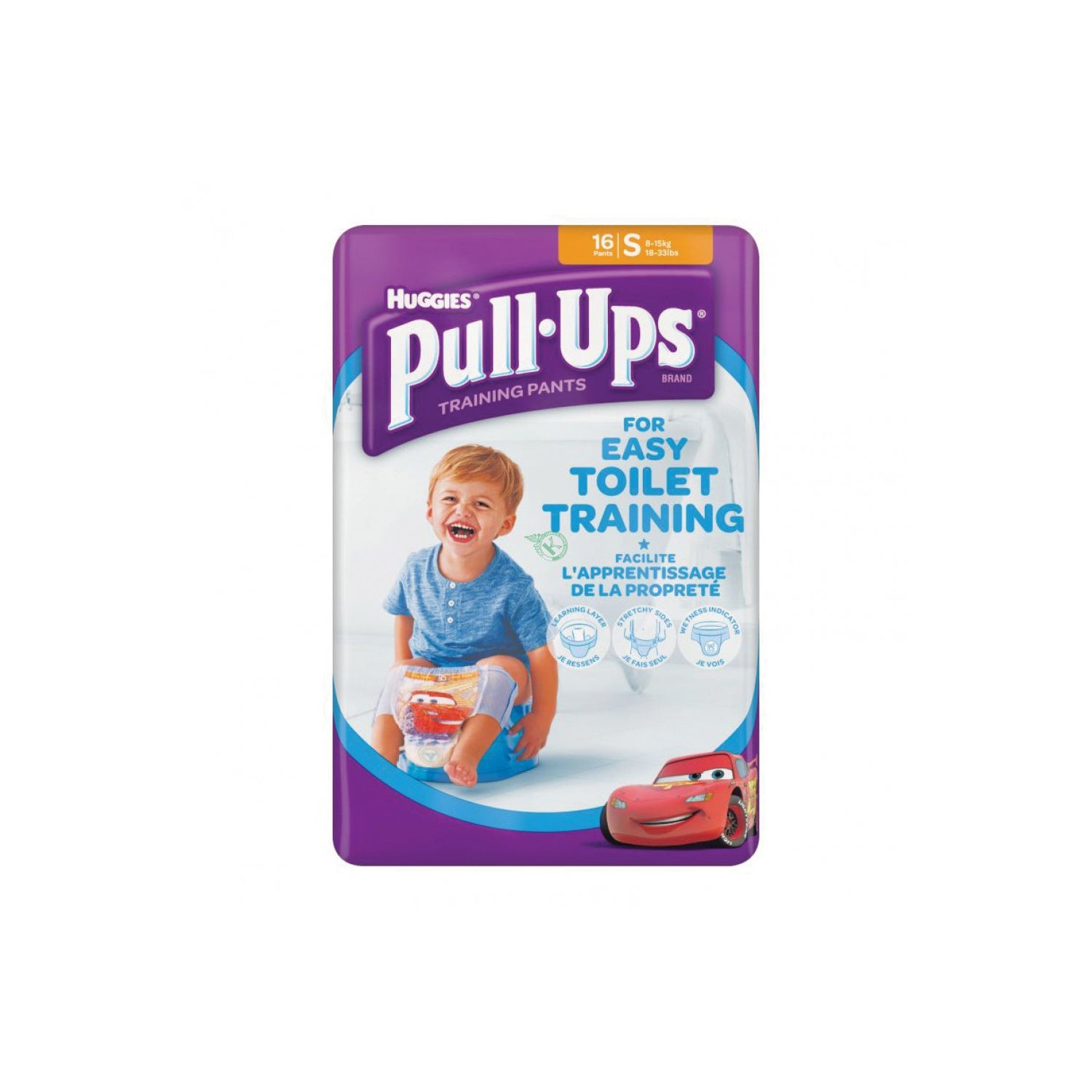Huggies Pull-Ups Boy Couche-culotte Taille 4-S 8-15kg 16uts