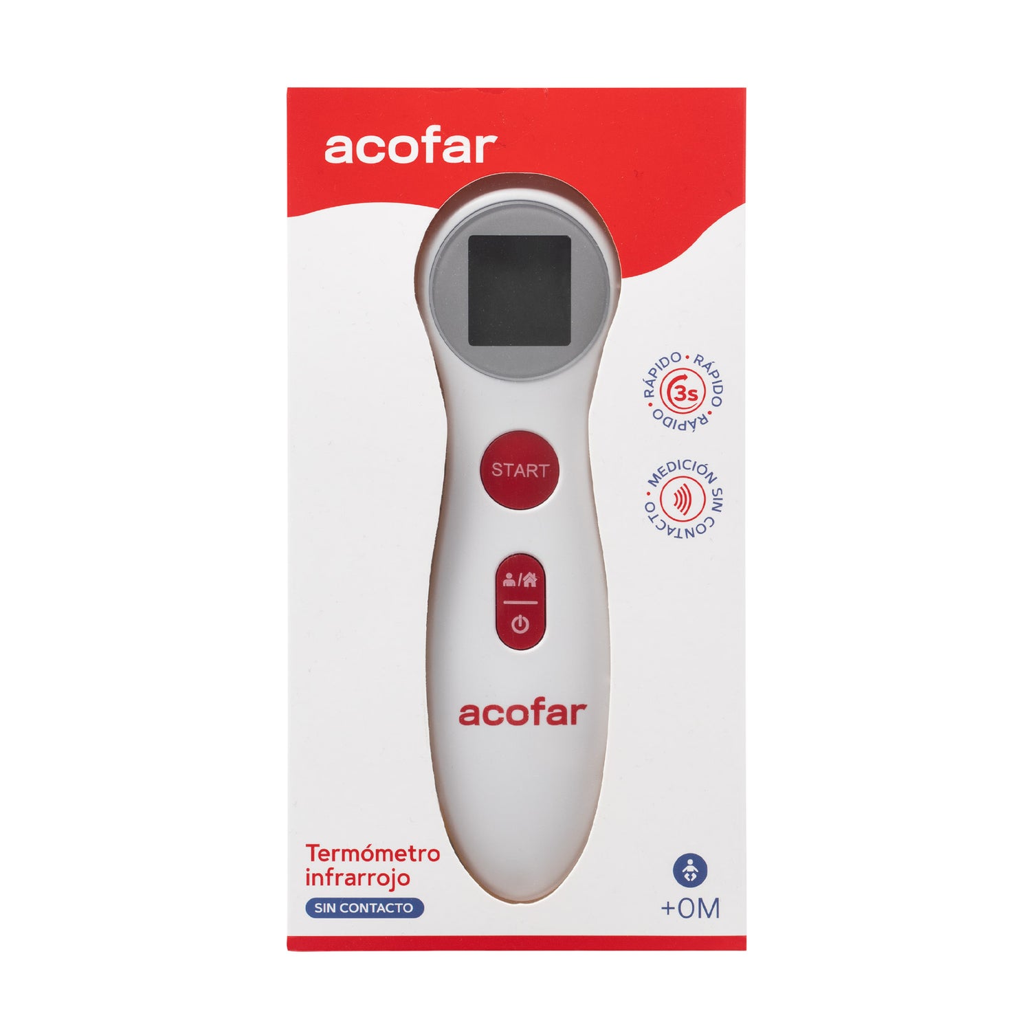 Thermomètre médical sans contact Thermomètre frontal et auriculaire  Numérique Médical haute qualité
