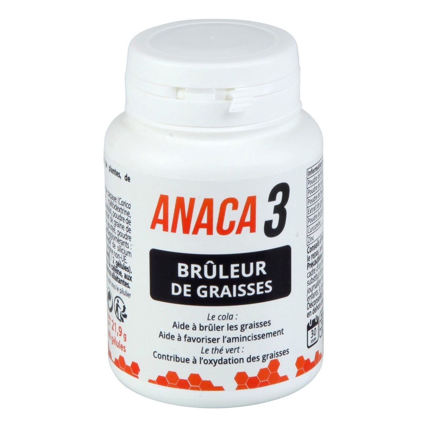 Anaca3 Brûleur De Graisses 60 Gélules