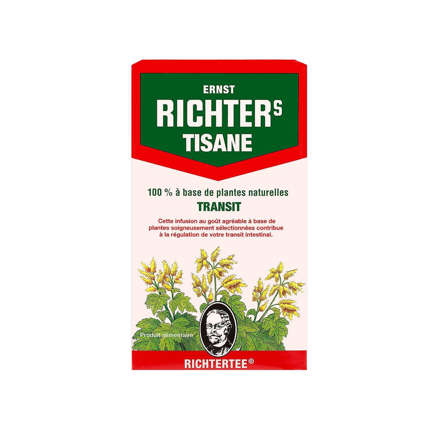 Lot de 5 boîtes de Tisane infusion Ernst Richter 40g - 100% à base de  plantes naturelles / Régulation du transit / Spécial Minceur / 5 x 20  sachets filtres de 2g : : Epicerie