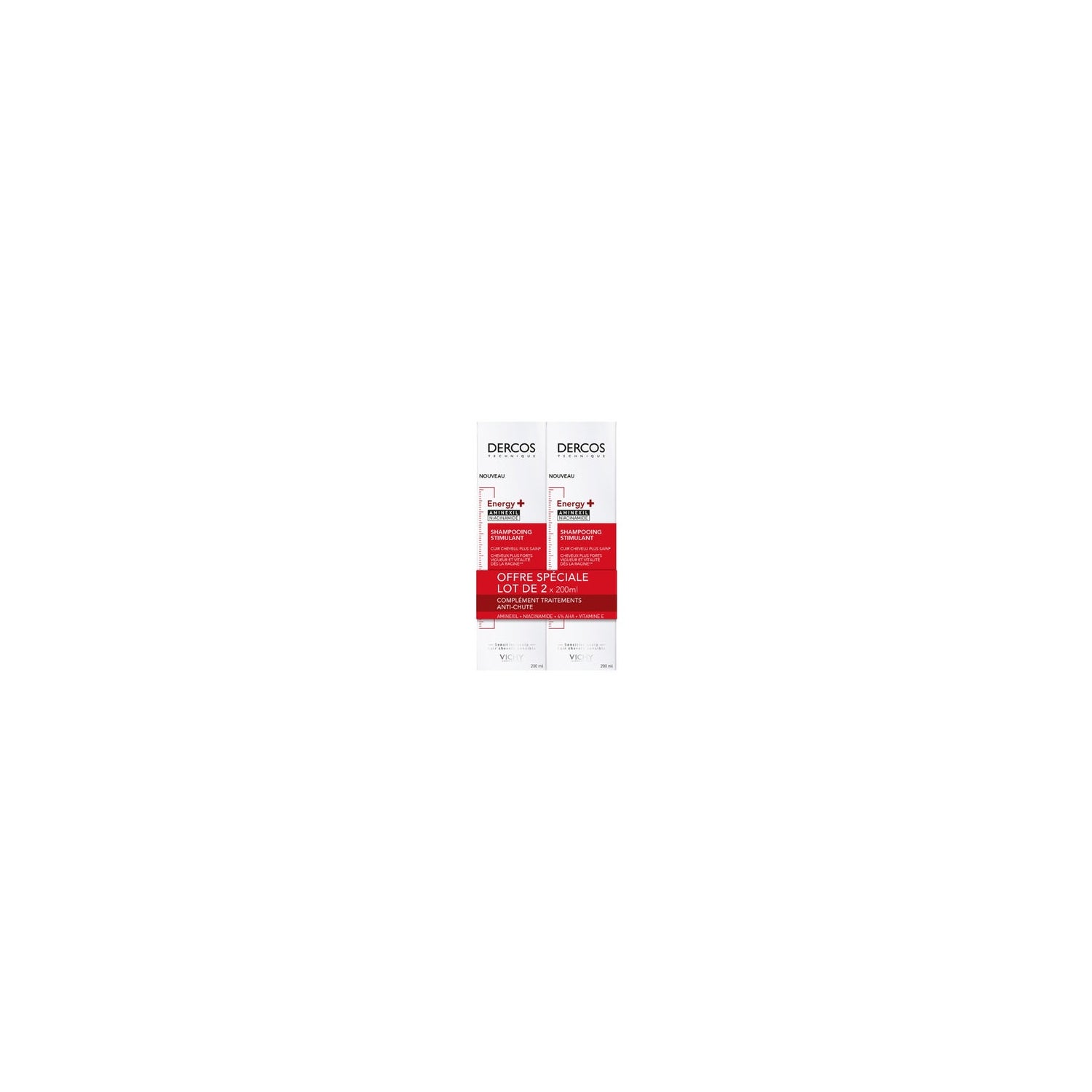 Dercos Pack Energy+ Shampooing Stimulant 2x400ml | DocMorris France