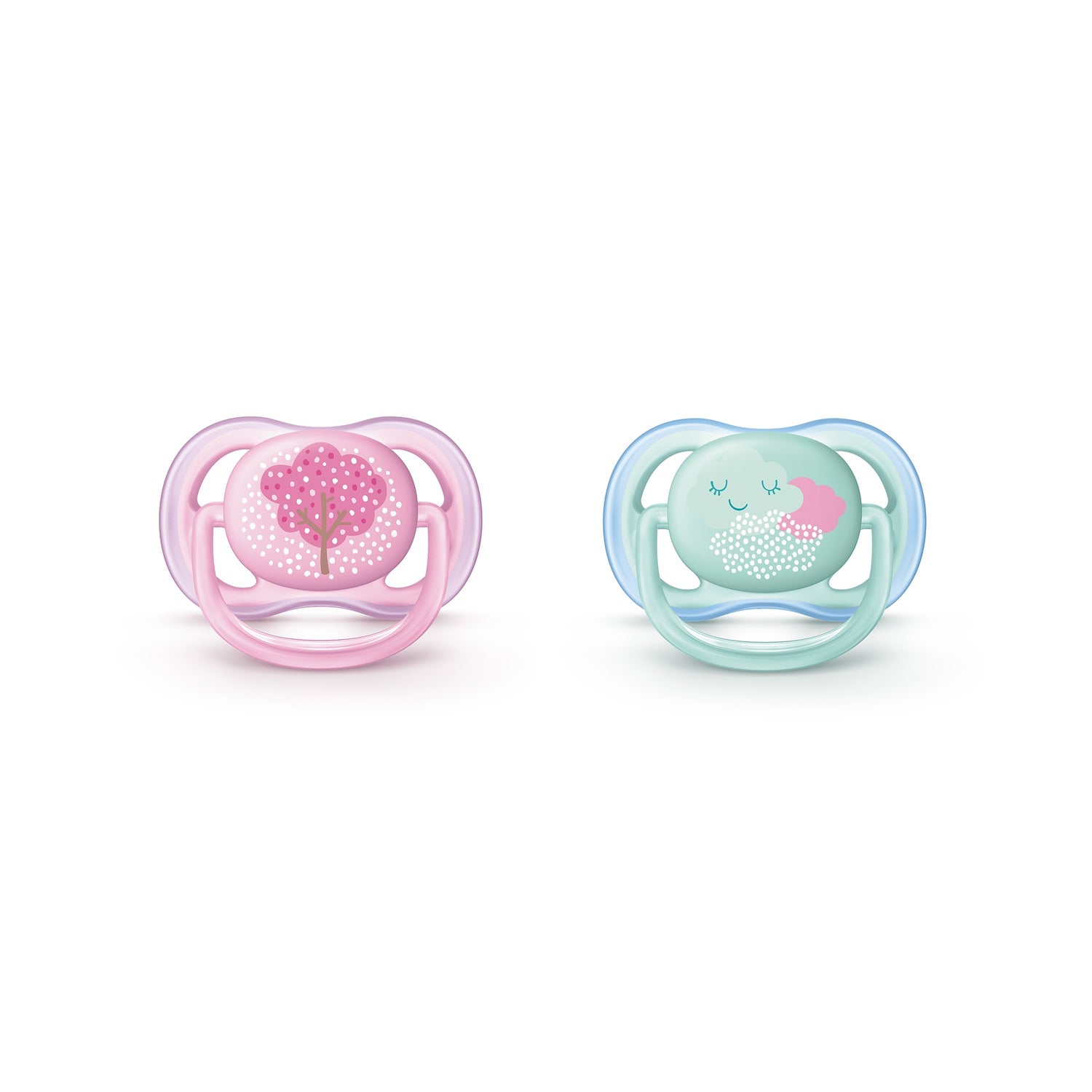 Philips Avent Sucettes nuit ultra air SCF376/14 6-18 mois silicone