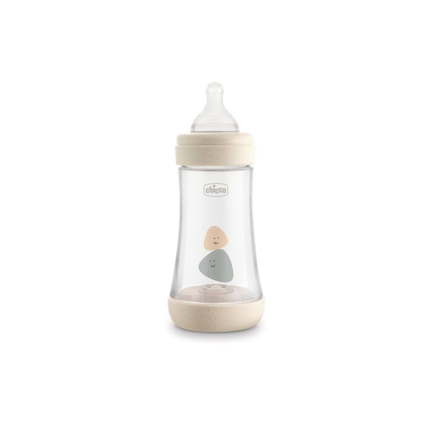 Chicco Plastic T-Silicone Baby Bottle Perfect5 Neutre 2M+ Medium