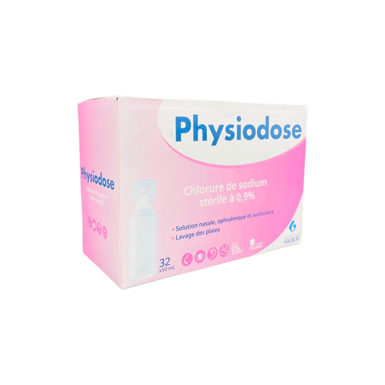 Physiodose Sérum Physiologique, 15 x 5 ml