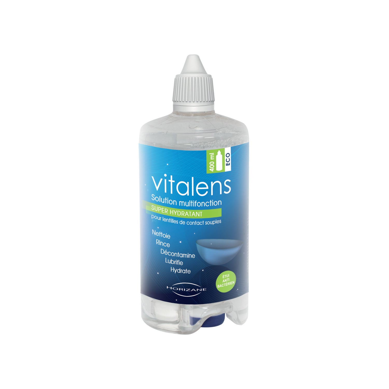 Produit lentilles de contact : la solution Vitalens Super Hydratante