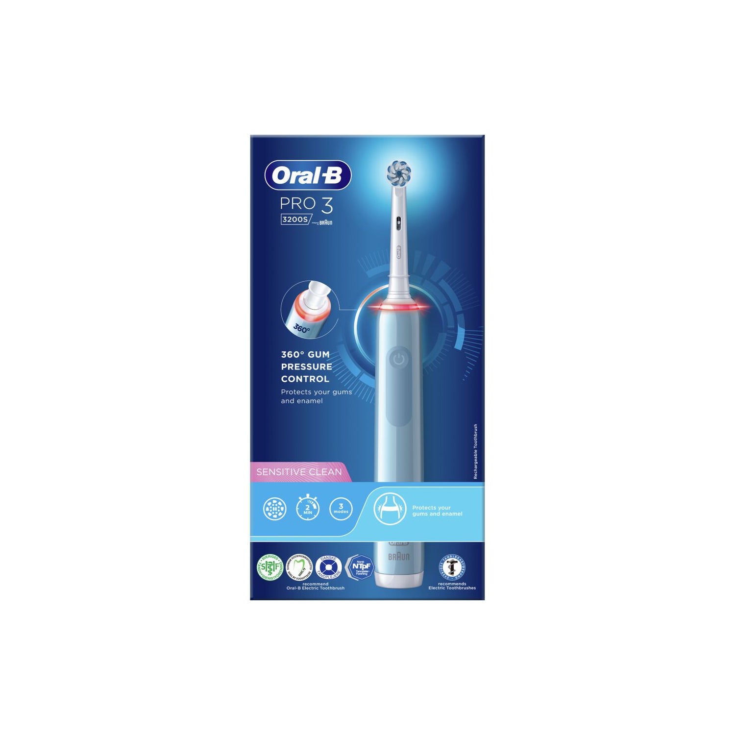 Oral-B Brosse À Dents Électrique Nettoyage Professionel et Protection 3