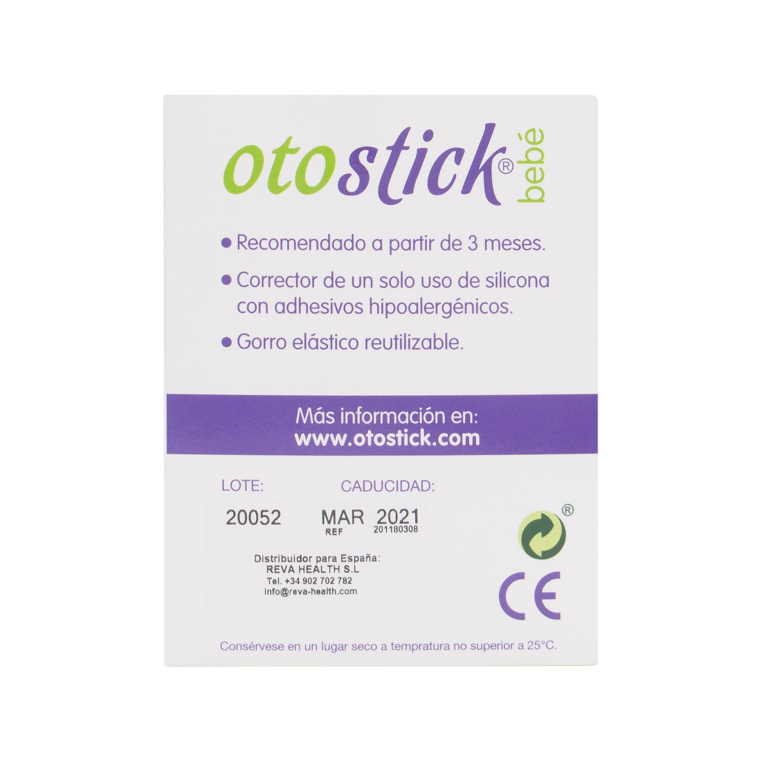Otostick Patch Correcteur Oreille Décollée Paquet de 8 x 3