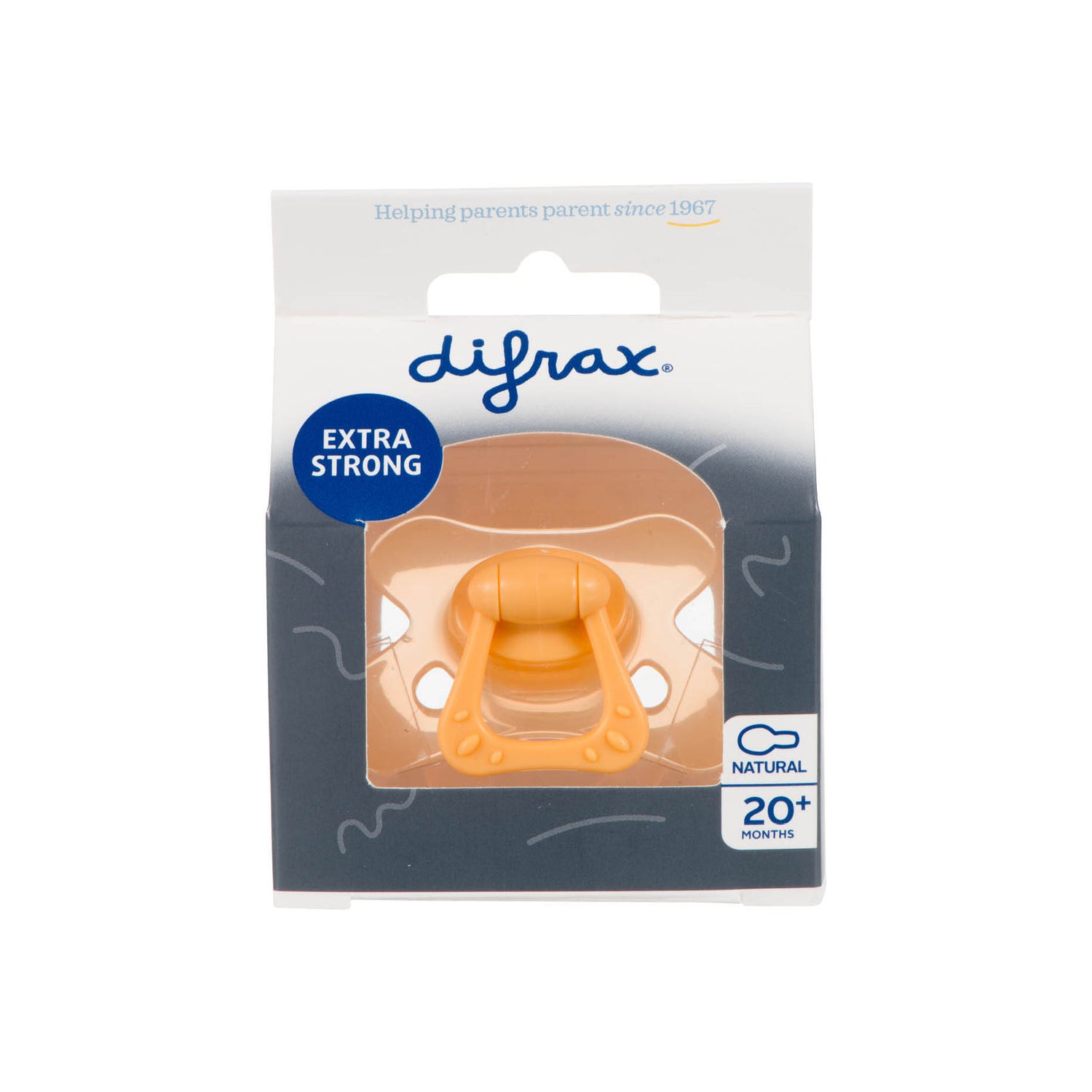 Difrax Sucette Silicone Dental Extra Forte 18+ Mois 1 Pièce (342)