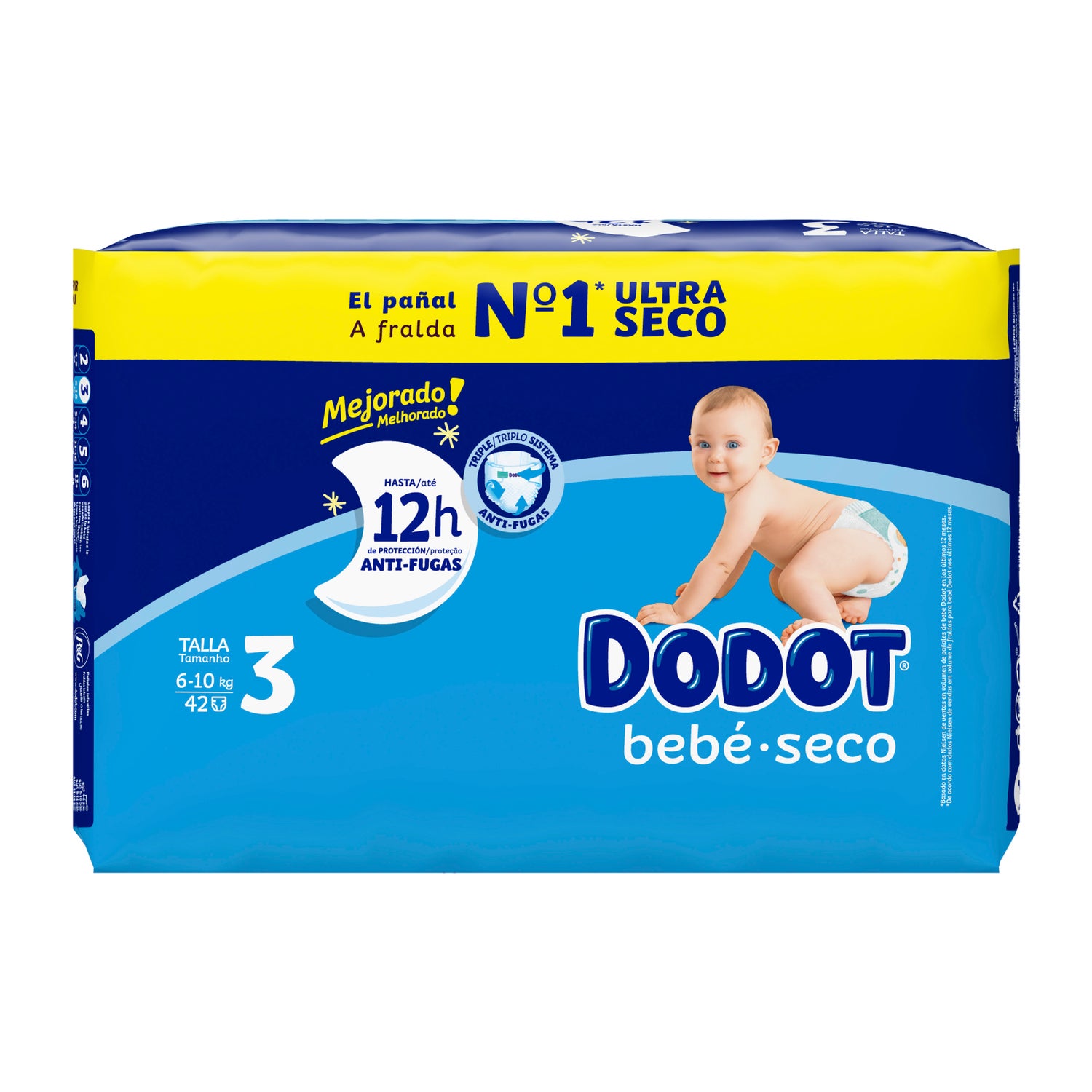 Dodot Activity – Baby Nappies Talla 3 (5-10 kg) 
