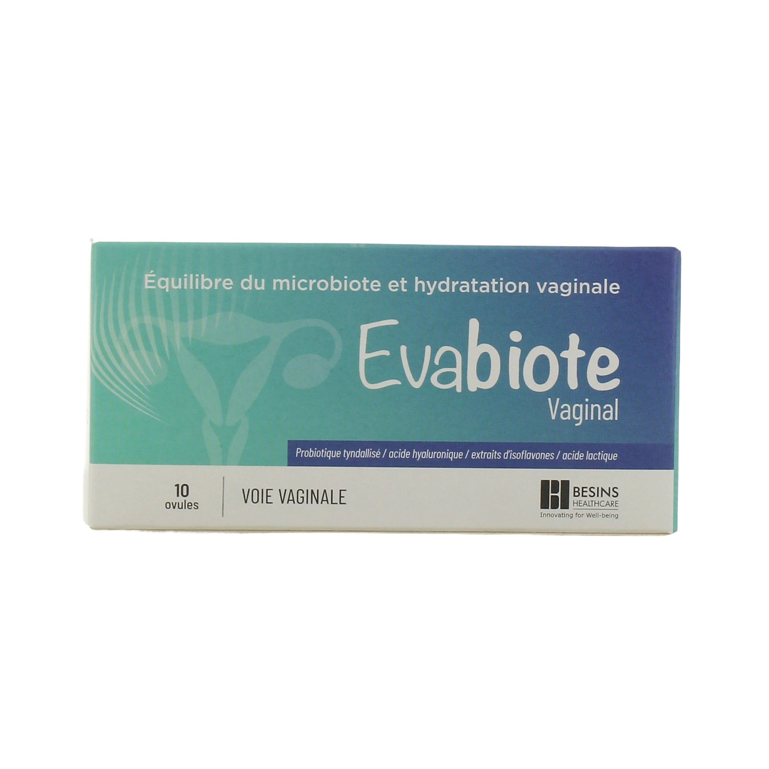 Besins Healthcare Evabiote Vaginal 10 Ovules | DocMorris France