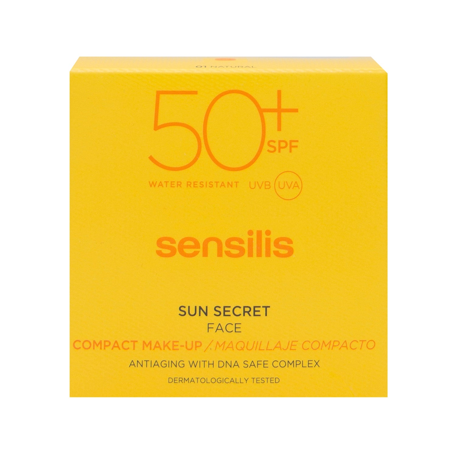Sensilis Sun Secret Fond De Teint Compact SPF50+ 01 Naturel 10g ...