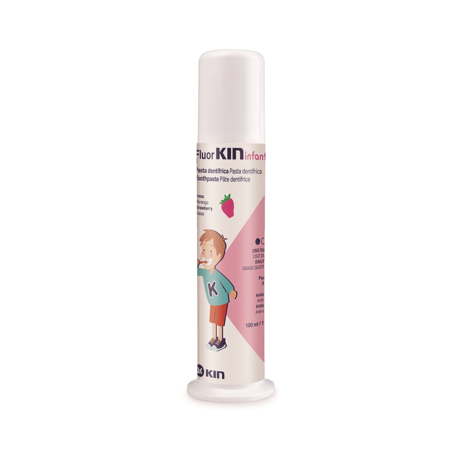 Fluor Kin Dentifrice Pour Enfants A La Fraise 100ml Docmorris France