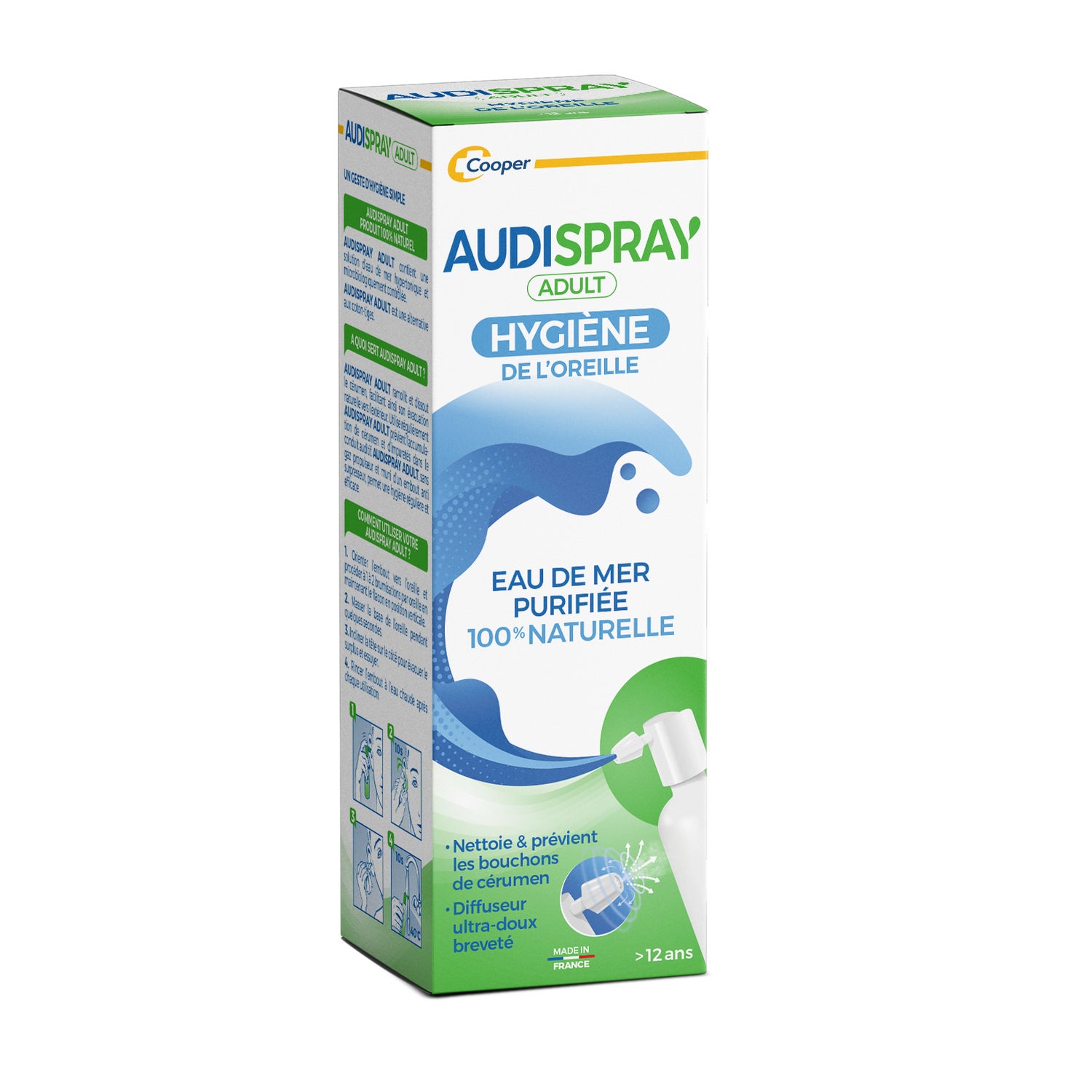 Audispray Adult Hygiène de L'Oreille 50 ml