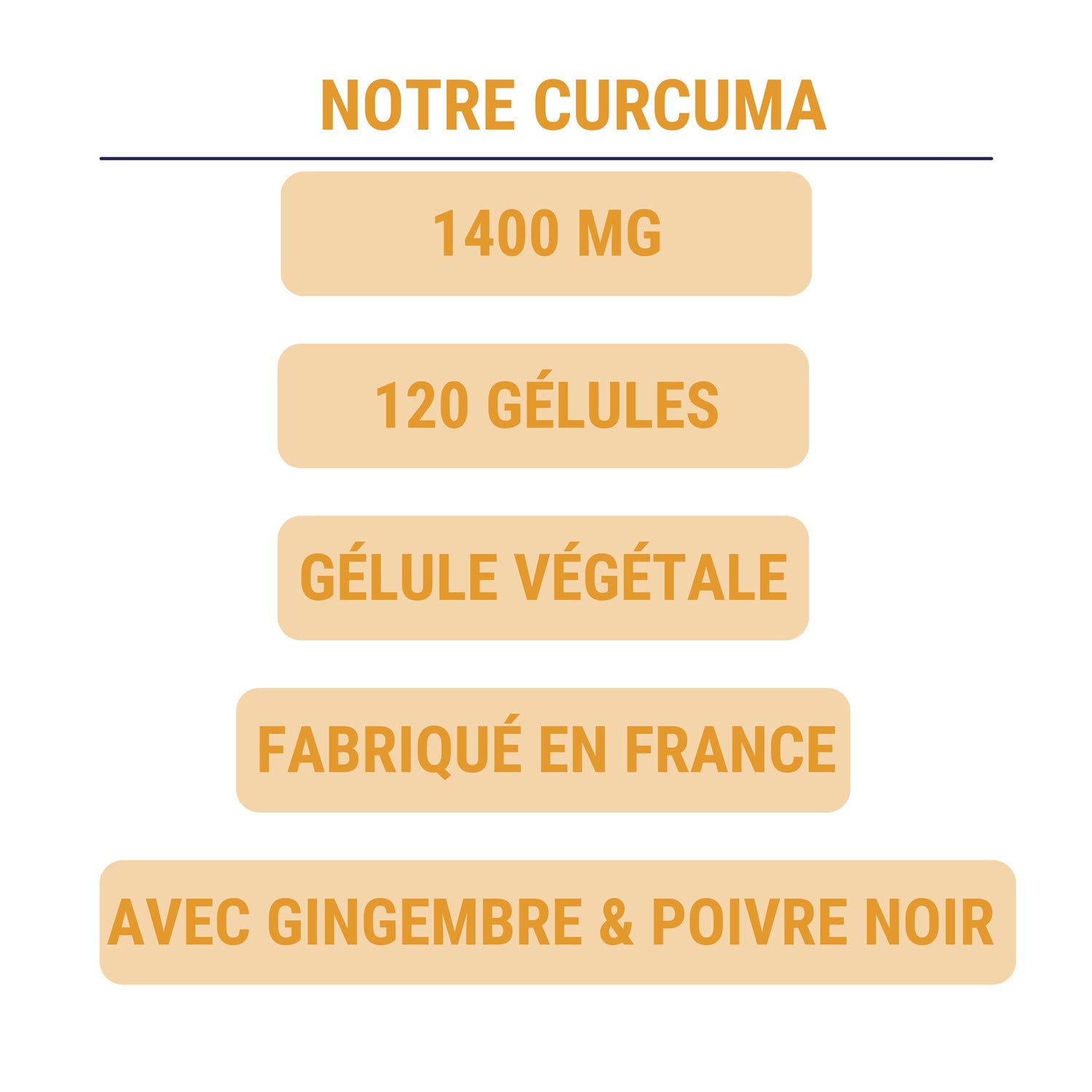 Curcuma + poivre noir + gingembre BIO 180 gélules 2 mois d'utilisation