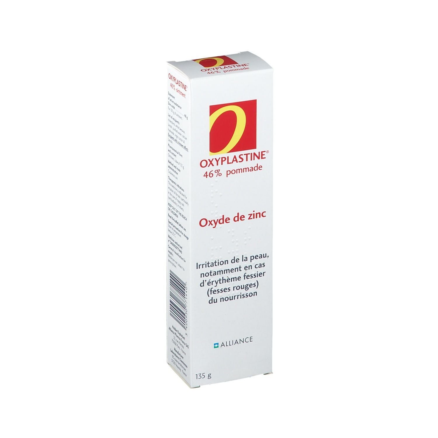 Alliance Oxyplastine 46 Pommade 135g Docmorris France