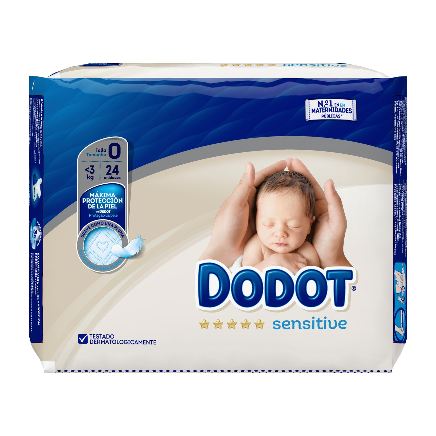 Dodot Protection Plus Sensitive couches Taille 1 – 80 unités 