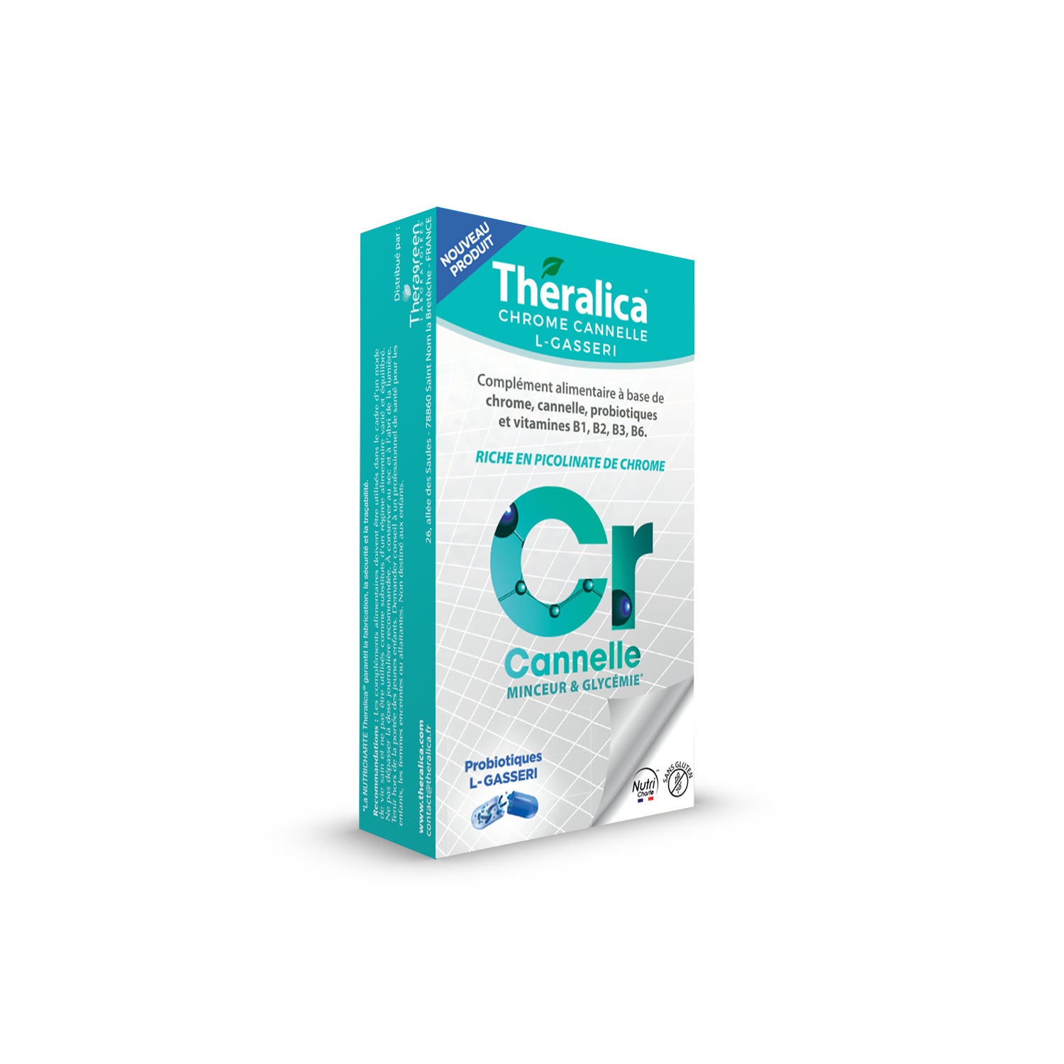 Theralica Chrome Cannelle L-Casseri 30 Gélules